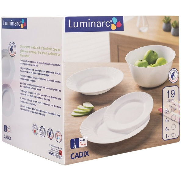 Зображення Сервіз LUMINARC CADIX 19 пр. (L0300)