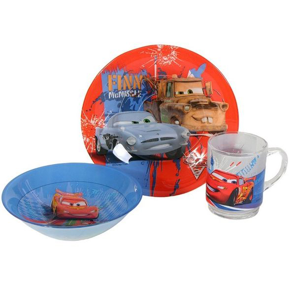 Сервіз LUMINARC DISNEY CARS II 3 пр. (L2128)