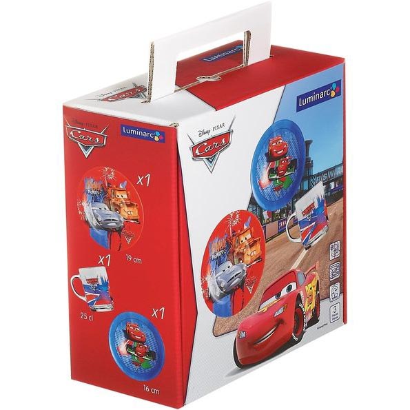 Сервіз LUMINARC DISNEY CARS II 3 пр. (L2128) Тип дитячий