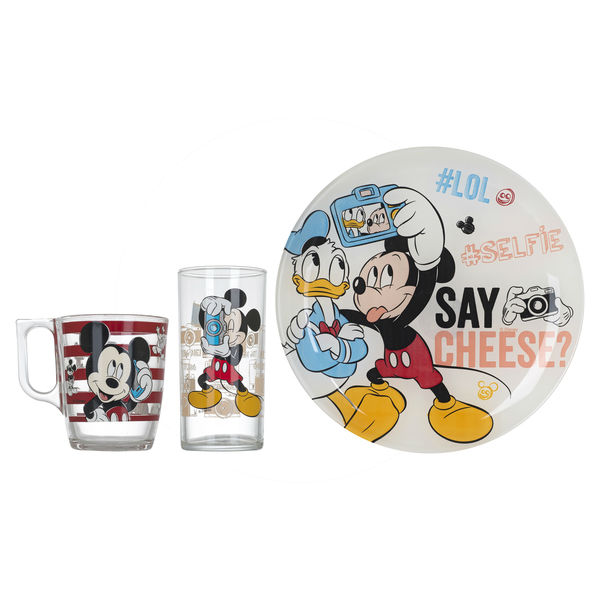 

Сервиз LUMINARC DISNEY PARTY MICKEY 3 пр. (L4871), DISNEY PARTY MICKEY