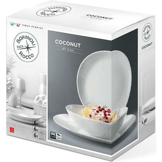 Сервіз BORMIOLI ROCCO 18 пр. Coconut (422315SAU021990) Тип столовий