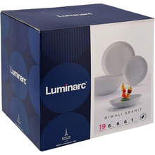Сервиз LUMINARC DIWALI GRANIT 19 пр. (P2920)