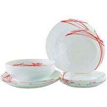 Сервиз ARCOPAL DOMITILLE ROUGE 18 пр. (P3363)