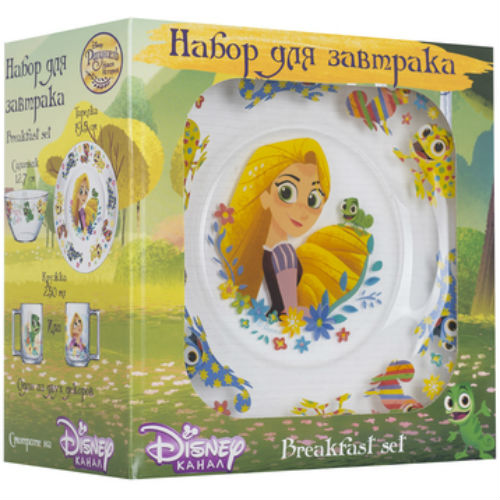 Фото Сервиз ОСЗ DISNEY Рапунцель 3 пр. (18с2055 ДЗ Рапунц)