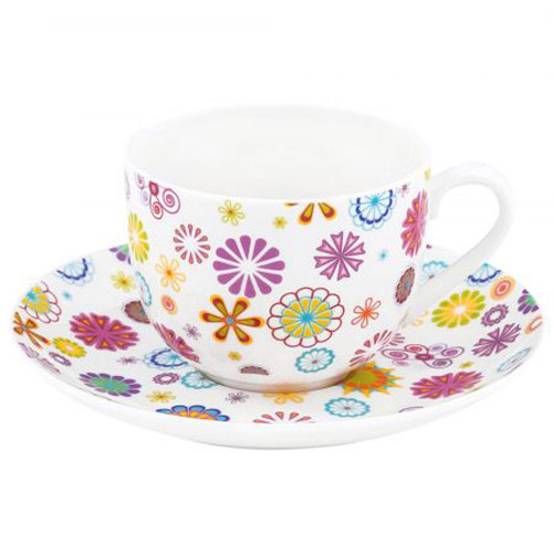 

Сервиз KRAUFF Blumen (21-244-015), Чашка 100мл з блюдцем 12,5 см "Blumen"21-244-015