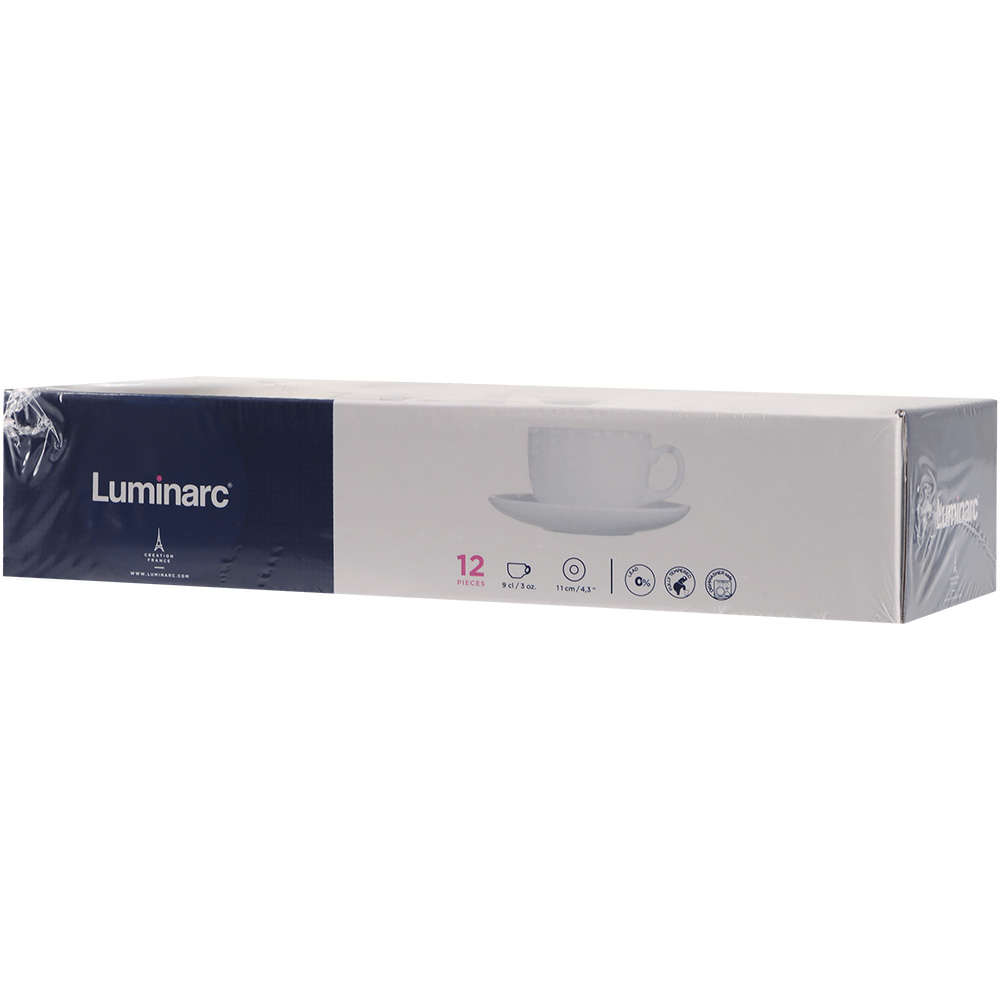 Сервиз LUMINARC ESSENCE WHITE 12 пр (P3404) Количество персон 6
