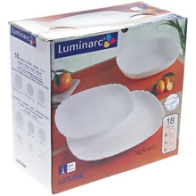 Сервіз LUMINARC LOTUSIA white 18 пр. (H3527)