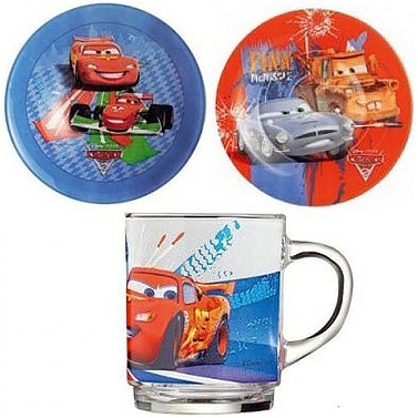 Сервиз LUMINARC DISNEY CARS 3 пр. (J2036)