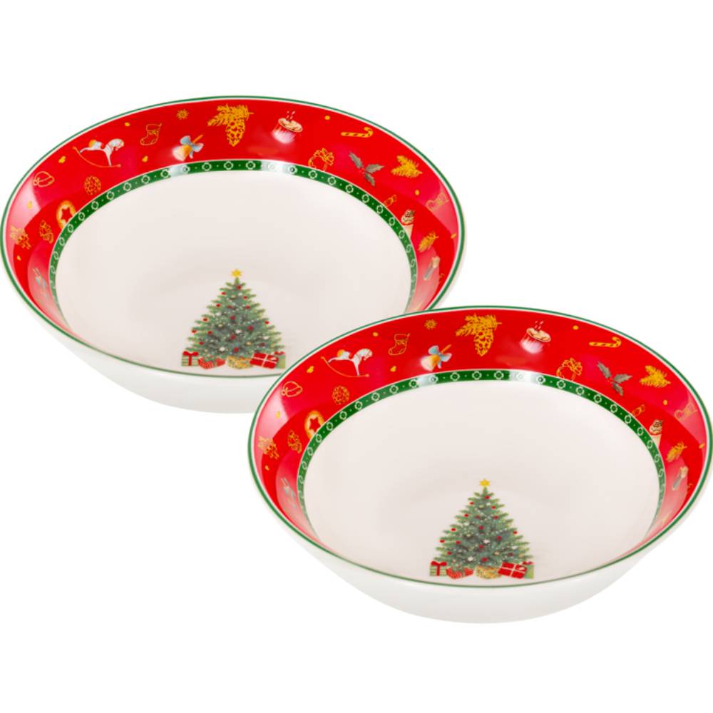 Набор салатников LEFARD CHRISTMAS DELIGHT 16 х 5.5 см 2 шт (985-157)