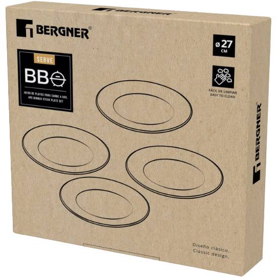 Сервиз BERGNER Bbq для стейков 4 пр. (BG-50106-BK) Количество предметов 4