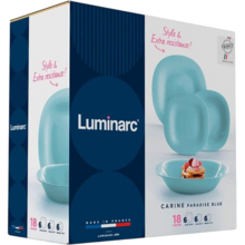 Сервиз Luminarc Carine Paradise Blue 18 предметов (V6222)