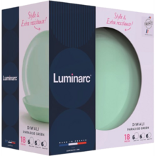 Сервіз Luminarc Diwali Paradise Green 18 предметів (V6215)