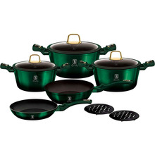 Набор посуды BERLINGER HAUS Emerald Collection 10 пр (BH-6065)