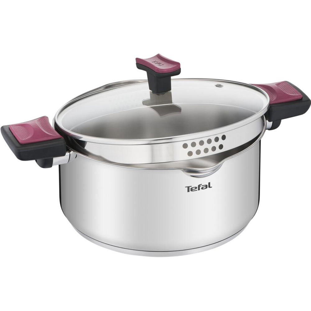 Набір посуду TEFAL G723SA74 Cook&Clip 6.1 л + 5 л + 2.9 л + 2 л + 1.5 л (2100116196) Посуд в наборі ковш