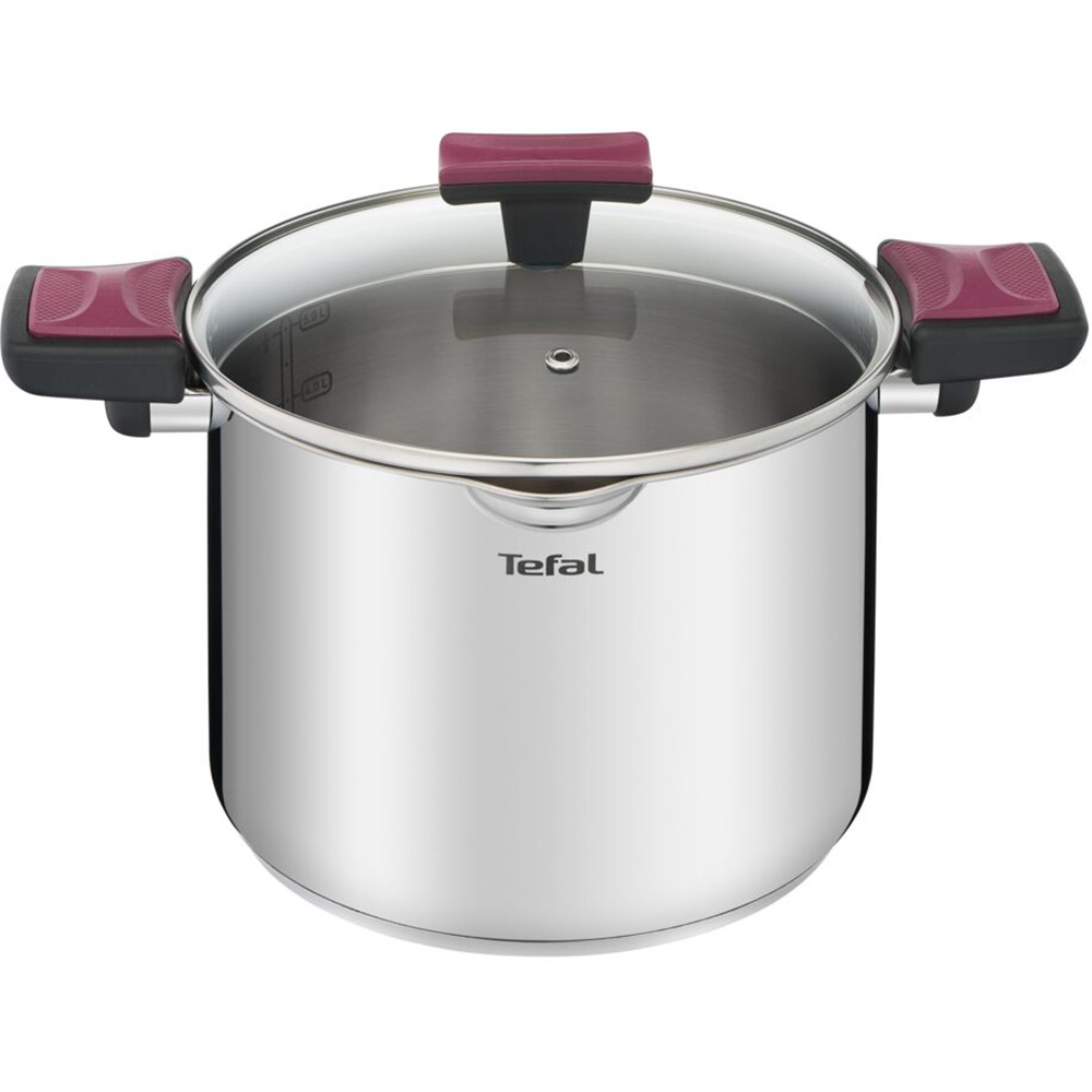 Набір посуду TEFAL G723SA74 Cook&Clip 6.1 л + 5 л + 2.9 л + 2 л + 1.5 л (2100116196) Кількість ковшів 1