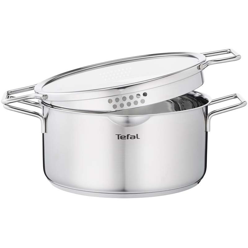 Набор кастрюль TEFAL H852SA55 NORDICA 6.1 л + 5 л + 2.9 л + 2 л + 1.4 л Количество ковшей 1