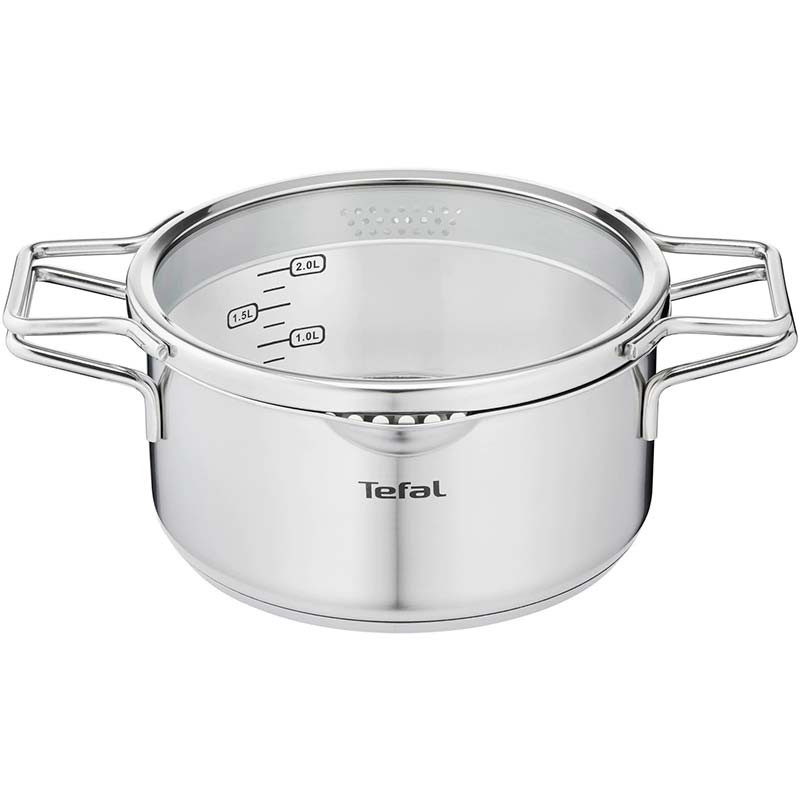 Набор кастрюль TEFAL H852SA55 NORDICA 6.1 л + 5 л + 2.9 л + 2 л + 1.4 л Посуда в наборе ковш