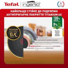 Набор сковородок TEFAL Unlimited Ingenio 24+28 см(L7638942)