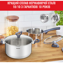 Набір посуду TEFAL G712S855 Daily Cook 8 ін.