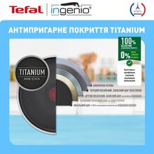 Набір посуду TEFAL Ingenio Easy Cook&Clean 13 пр. (L1539843)