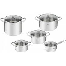 Набор посуды TEFAL COOK EAT 6,4 + 5,4 + 3,1 + 2,2 +1,5 л (B921SA55)