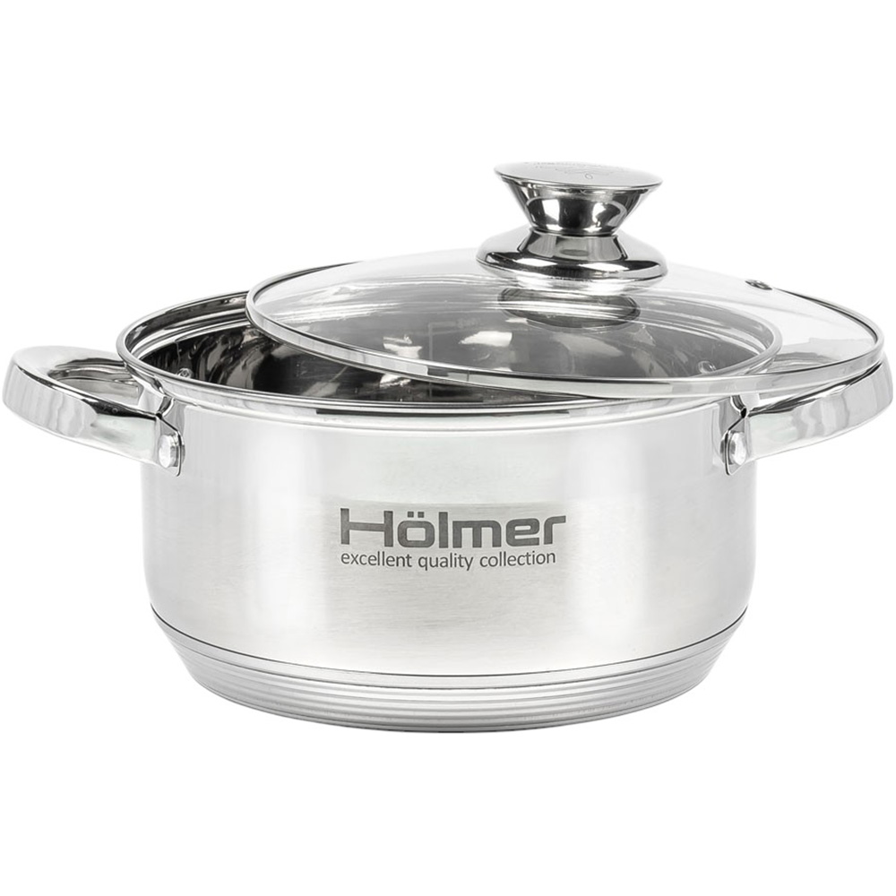 Набор кастрюль HOLMER CS-1452-SS 2+3.8 л Совместимость варочная поверхность