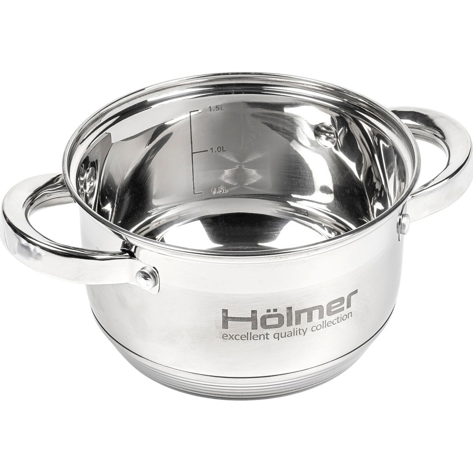 Внешний вид Набор кастрюль HOLMER CS-1452-SS 2+3.8 л