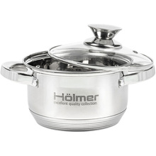 Набор кастрюль HOLMER CS-1452-SS 2+3.8 л