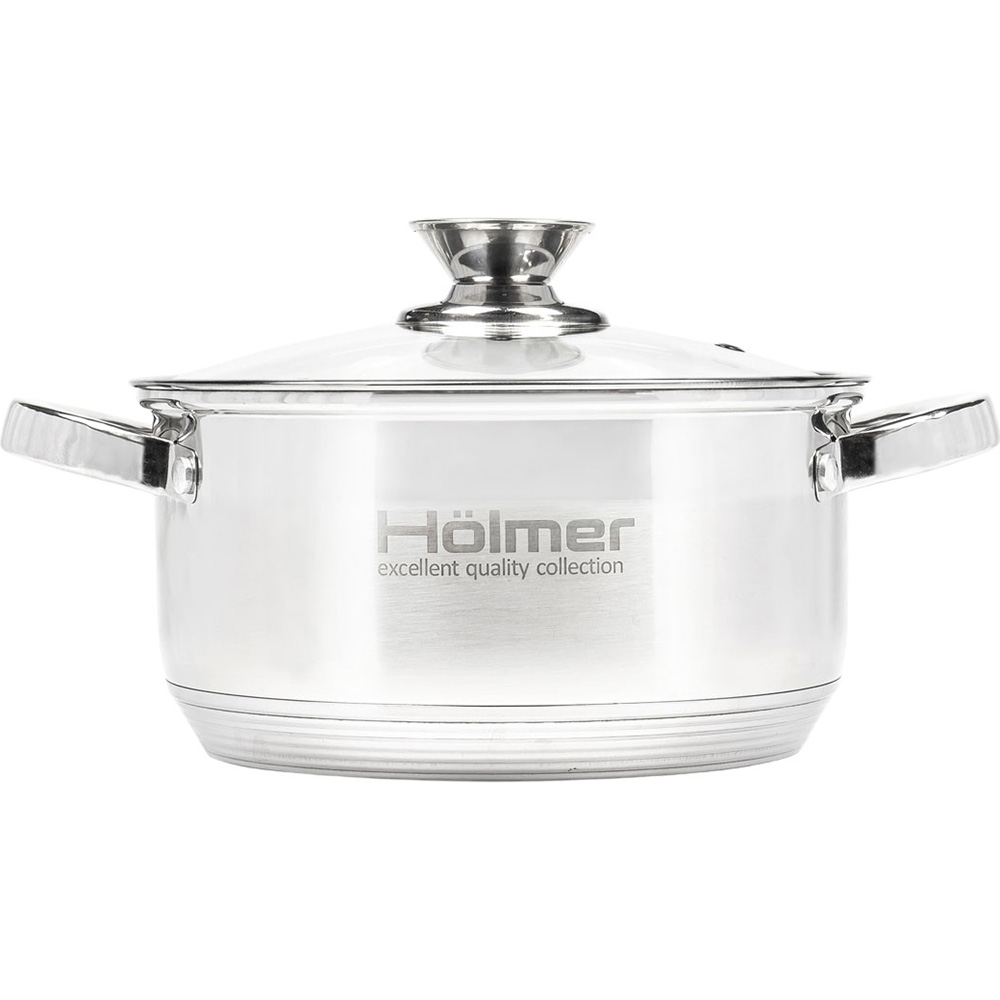Набор кастрюль HOLMER CS-1452-SS 2+3.8 л Количество кастрюль 2