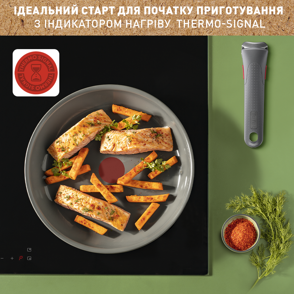 Замовити Набір сковорідок TEFAL Renew Ingenio 24+28 см (L2609502)