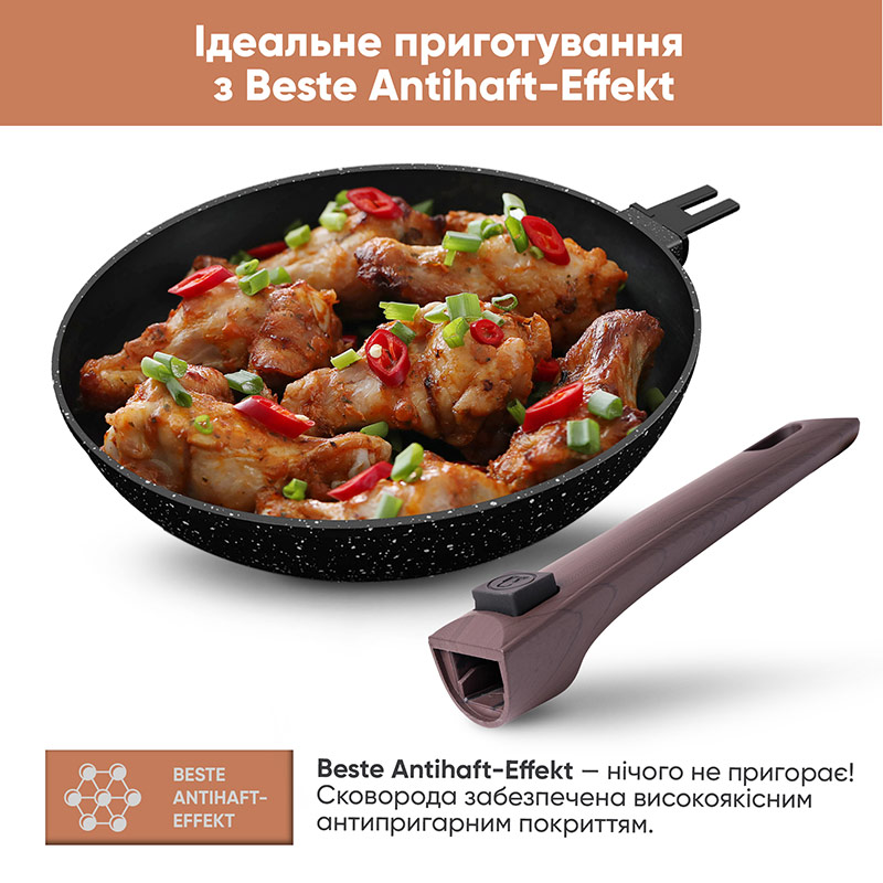 Набір сковорідок KRAUFF Transform 24+28 см (25-305-089) Кількість сковорідок 2