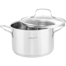 Набір каструль HOLMER CS-41051-SS Elegance 2+2,8+3,8 л