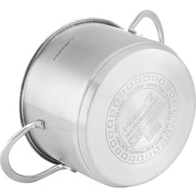 Набір каструль HOLMER CS-41051-SS Elegance 2+2,8+3,8 л