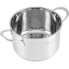 Набір каструль HOLMER CS-41051-SS Elegance 2+2,8+3,8 л