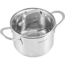 Набір каструль HOLMER CS-41051-SS Elegance 2+2,8+3,8 л