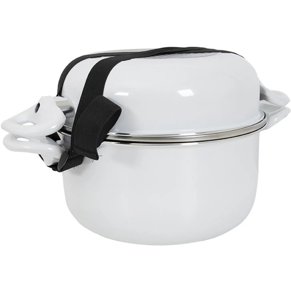 Набір посуду GIMEX Cookware Set induction 7 пр White (6977221) Посуд в наборі сотейник