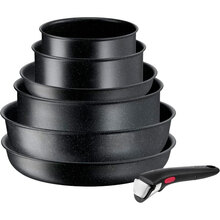 Набір посуду TEFAL Ingenio Black Stone 7 ін.