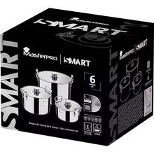 Набір каструль MASTERPRO Smart 3+6.5+11.5 л (BGMP-2145)