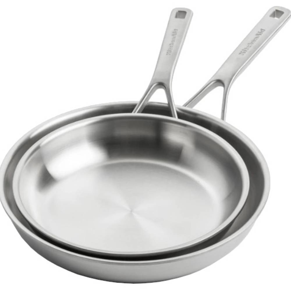 Набір сковорідок KITCHENAID Multiply Stainless Steel 24+28 см (CC004916-001)