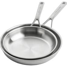 Набір сковорідок KITCHENAID Multiply Stainless Steel 24+28 см (CC004916-001)