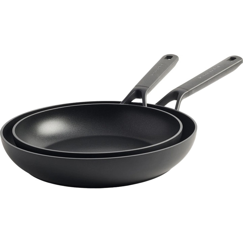 Набір сковорідок KitchenAid Classic Forged Aluminium 24+28 см (CC003569-001) Набір сковорідок KitchenAid Classic Forged Aluminium 24+28 см (CC003569-001)