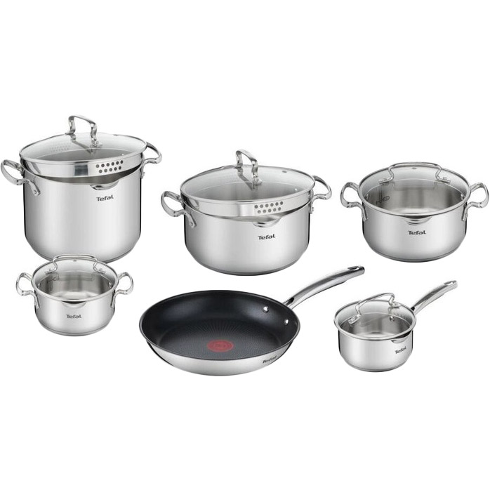 Набор посуды TEFAL Duetto+ 11 пр (G732SB55) Набор посуды TEFAL Duetto+ 11 пр (G732SB55)