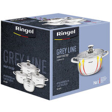 Набор посуды RINGEL Grey line 8 пр. (RG-6009)