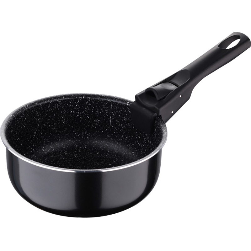 Набір ковшів BERGNER Click&Cook 1.5+2.1+3 л Black (BG-31602-BK) Посуд в наборі (додатково) знімна ручка