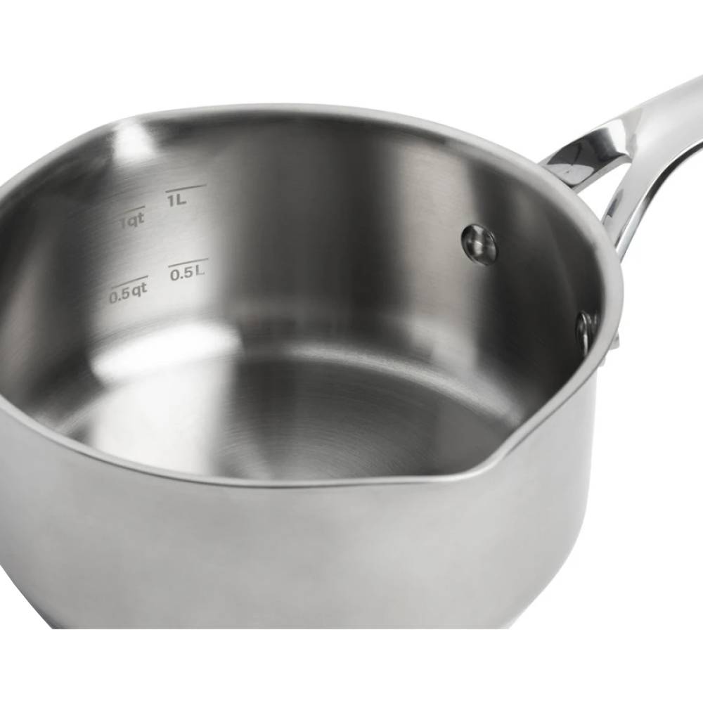 Набір посуду KITCHENAID Stainless Steel 5 предметів (CC005088-001) Кількість каструль 2