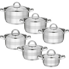 Набор кастрюль TADAR Roger-18 LKA-046HFOCO-18CPC 18 пр (LK240704-18)