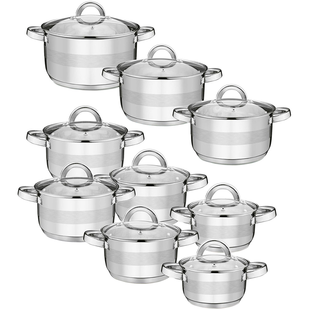 Набор кастрюль TADAR Roger-18 LKA-046HFOCO-18CPC 18 пр (LK240704-18)