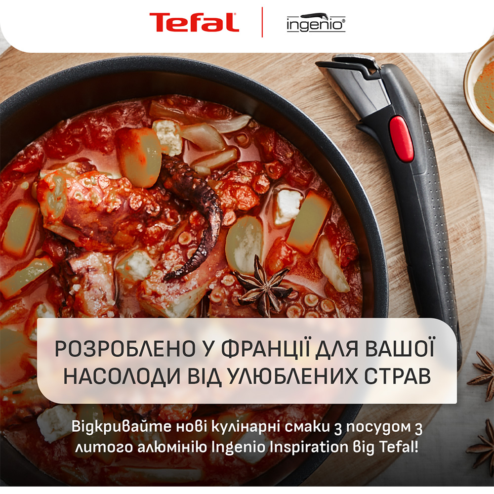 Фото 25 Набір посуду TEFAL Ingenio Inspiration 6 пр. (L867S604)