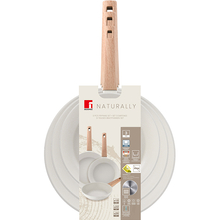 Набір сковорідок BERGNER Naturally 18+22+26 см White (BG-34741-CR)