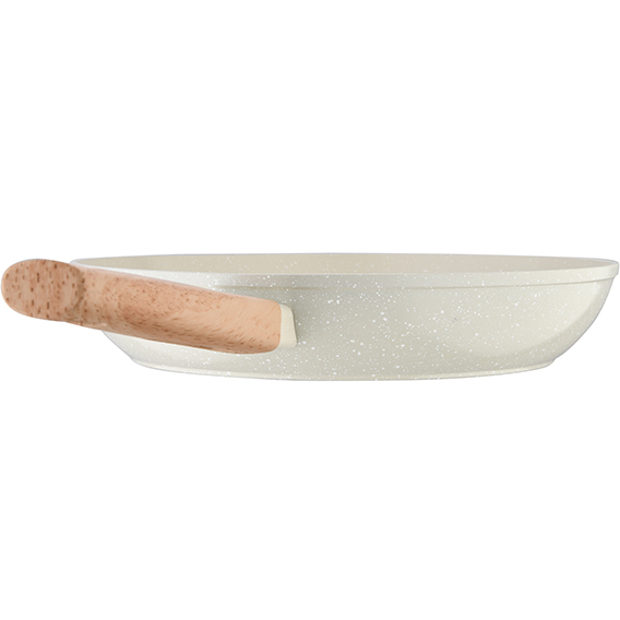 Зовнішній вигляд Набір сковорідок BERGNER Naturally 18+22+26 см White (BG-34741-CR)